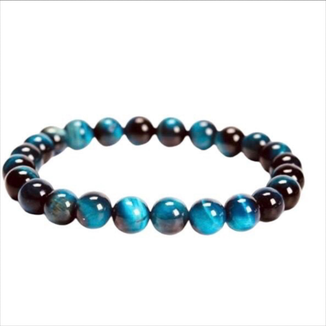 Turquoise Blue Tiger Eye Bracelet