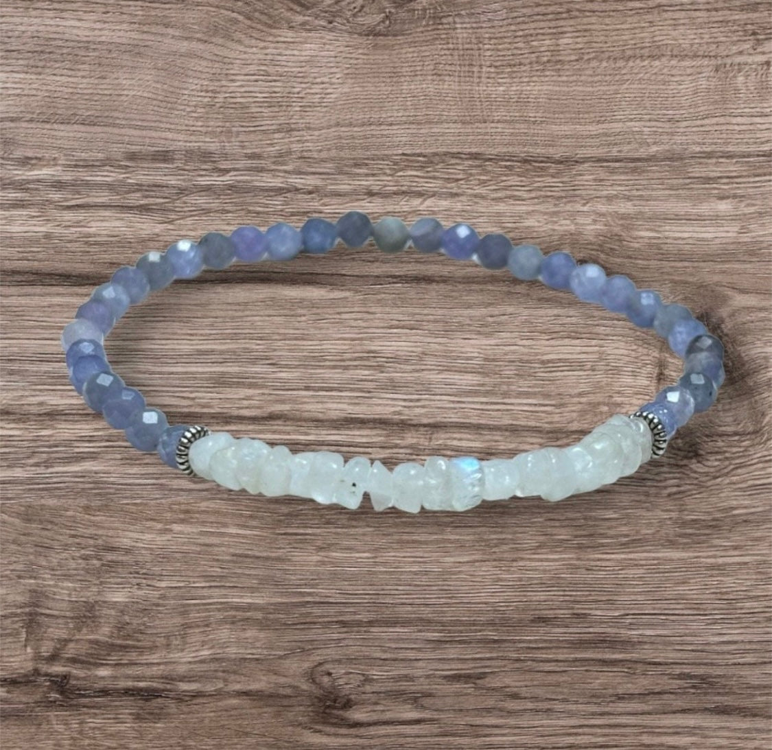 Delicate Tanzanite & Moonstone  Bracelet