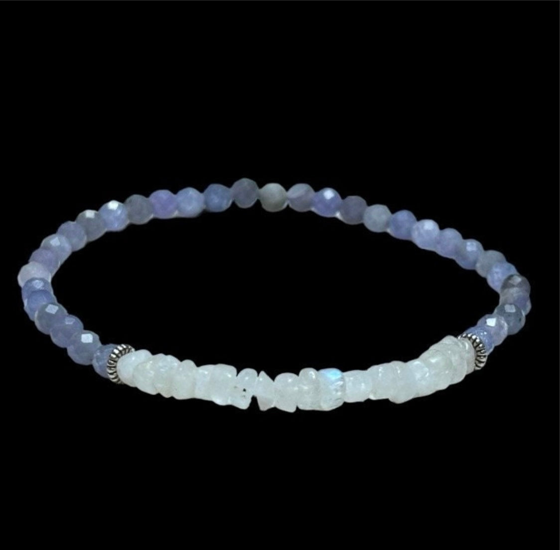 Delicate Tanzanite & Moonstone  Bracelet